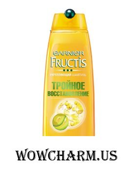 GARNIER / Fructis Тройное Восстановление Укрепляющий шампунь