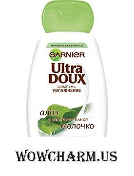 GARNIER / Ultra Doux Увлажнение c алоэ и растительным молочком Шампунь