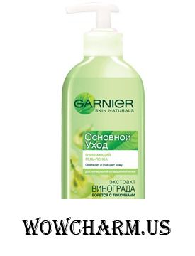GARNIER / Skin Naturals Основной уход Очищающий гель для умывания для нормальной и смешанной кожи
