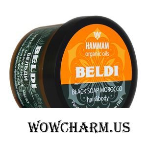 Natura Vita / Мыло для волос и тела Hammam organic oils Beldi Black Soap Morocco hair&body