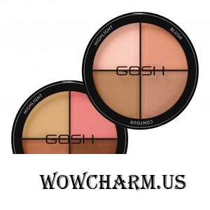 Gosh / Палетка для контуринга и стробинга Contour n strobe kit