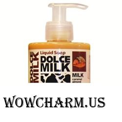 DOLCE MILK / Жидкое мыло Молоко и миндаль в хрустящей карамели