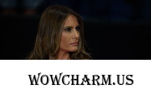 Мелания Трамп в Огайо в платье Monique Lhuillier