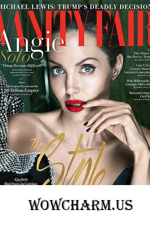 Эффектная Джоли на обложке Vanity Fair