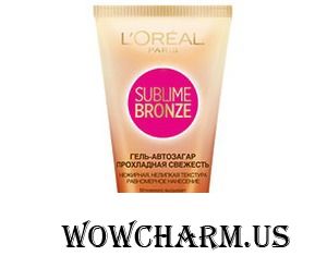 L'OREAL / SUBLIME BRONZE Гель-Автозагар "Прохладная Свежесть" для лица и тела