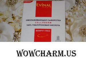 Из каталога Evinal. Омолаживающая сыворотка CELLODERM для кожи вокруг глаз