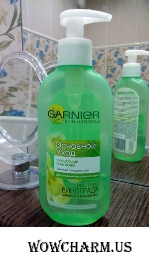 Смоет всё без проблем - Очищающий гель для умывания Garnier/Skin Naturals