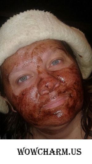 Селфи в маске. Танистая шлёт привет из бани.)))