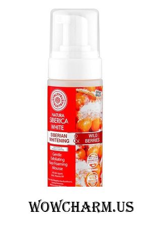 Natura Siberica / Отбеливающий нежный мусс-эксфолиант