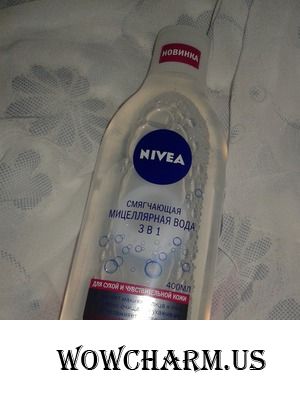Быстро и эффективно снимет макияж Мицеллярная вода от Nivea