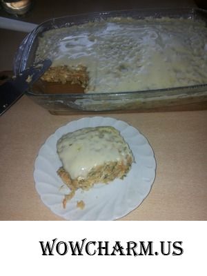 Кабачковая запеканка (микроволновка)