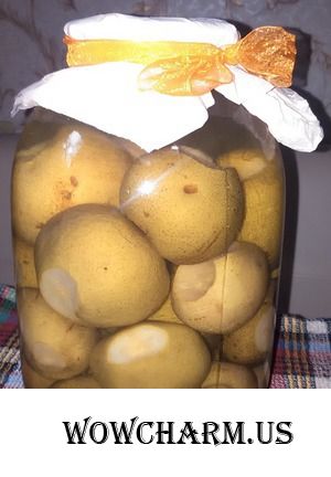 Груши в сиропе.