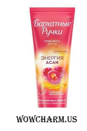 "Бархатные ручки" / Крем-мусс для рук "Энергия Асаи"