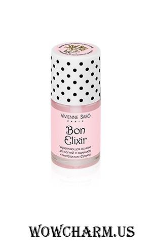 Vivienne Sabo / BON ELIXIR Укрепляющая основа для ногтей с кальцием и экстрактом фукуса
