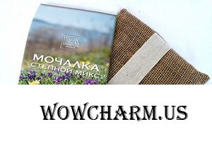 "Крымская Линия" / Мочалка с натуральным мылом: «Джутовая мочалка «Степной Микс»»
