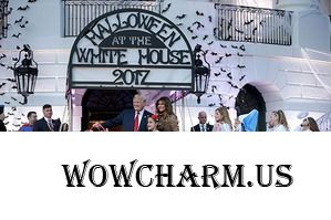 Дональд и Мелания Трамп раздали детям конфеты на Хэллоуин