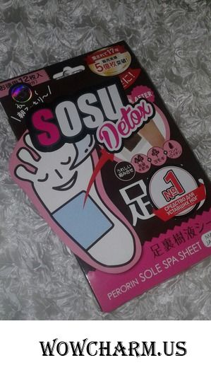 Патчи для ног Sosu Detox: выводим токсины!