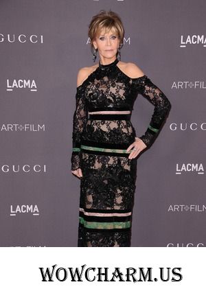 Роскошное платье Джейн фонды на гала-ужине LACMA Art