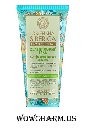 Natura Siberica / Облепиховый гель для формирования локонов для вьющихся и кудрявых волос