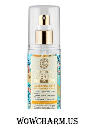 Natura Siberica / Облепиховый спрей для укладки волос Сильная фиксация