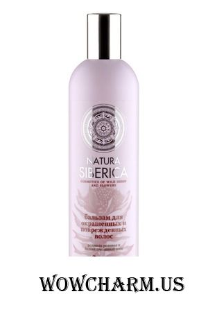 Natura Siberica / Бальзам для окрашенных и поврежденных волос Защита и Блеск