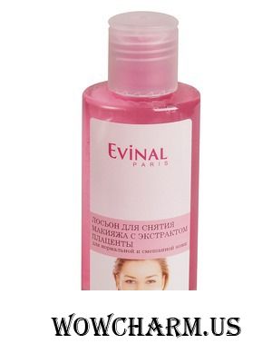 Evinal / Лосьон для снятия макияжа с экстрактом плаценты для нормальной и смешанной кожи