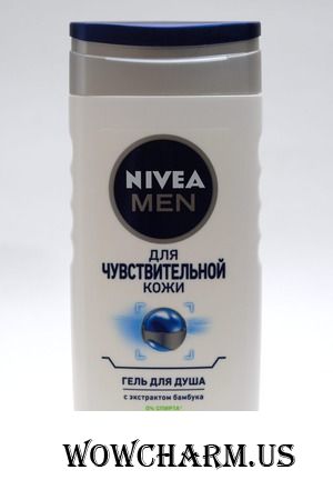 Nivea Men / Гель для душа для чувствительной кожи с экстрактом бамбука