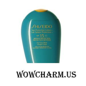Shiseido / Солнцезащитный лосьон Sun Protection Lotion N SPF 15 - For Face/Body