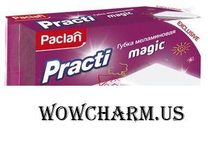 По мановению губки. Изделие Paclan Practi Magic бережно очищает загрязнения без моющих средств