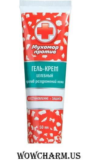 "Венец Сибири" / Крем-гель целебный против раздражения кожи "Мухомор против"