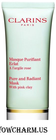 Clarins / Eclat Mat Очищающая маска на основе розовой глины