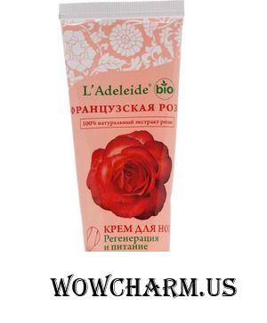 L'Adeleide / Крем для ног "Французская роза"