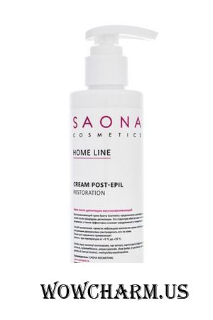 Saona Cosmetics / Крем после депиляции Home Line Cream post-epil restoration