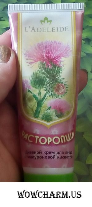 Обзор о живительном масле расторопши в креме L'Adeleid