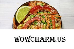 Тайский овощной салат. Яркий, вкусный, полезный салат с необычным вкусом