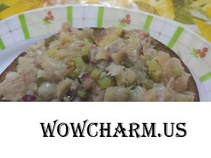 Закуска из скумбрии холодного копчения