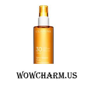 Clarins / Солнцезащитное масло-спрей для тела и волос SPF 30