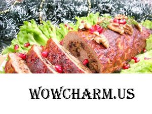 Мясной рулет универсальное блюдо на праздничный стол!