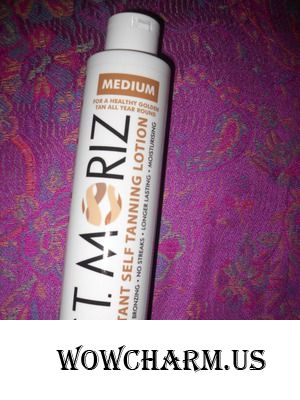 Прекрасный легкий загар с лосьоном St. Moriz!