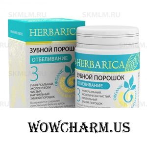 "Секрет Красоты" / Зубной порошок "Отбеливание" серия Herbarica