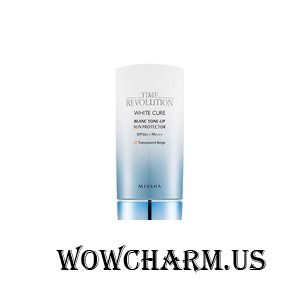 "Misshа" / Солнцезащитный крем Time Revolution White Cure Blanc Tone-Up Sun Protector SPF50+