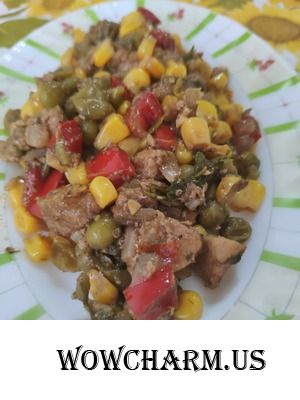 Свинина с овощами