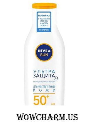 NIVEA / Солнцезащитный лосьон "Для чувствительной кожи"