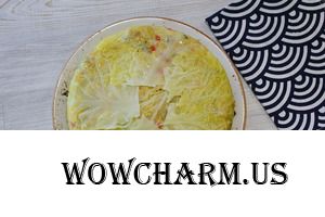 Необычный пирог из капусты
