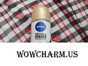Антиперспирант черное и белое. Невидимый гладкий шелк, шариковый, от Nivea