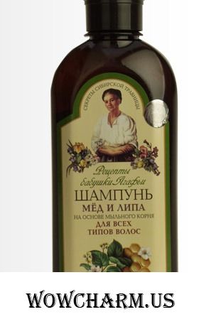"Рецепты бабушки Агафьи" / Шампунь "Мед и липа" для всех типов волос