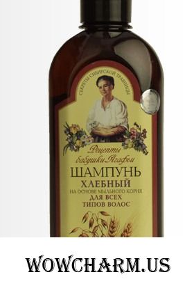 "Рецепты бабушки Агафьи" / Шампунь "Хлебный". Для всех типов волос.