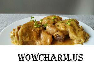 Курица с подливой и готовить просто, и вкусно к любому гарниру!