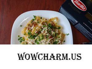 Паста с чесночными MAFALDINE, свино-говяжим фаршем, сыром с соусом Barilla ARRABBIATA