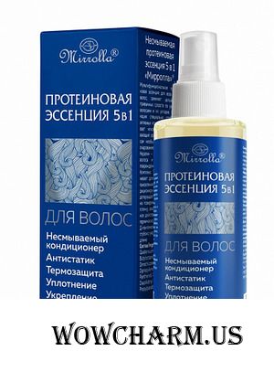 Mirrolla / Несмываемая протеиновая эссенция 5 в 1 для волос